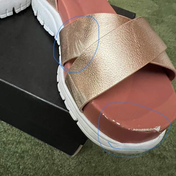 Cole Haan Zerogrand rose gold sandals - Picture 9 of 11